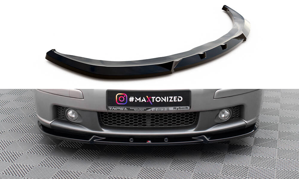 Maxton Design Street+ Spoilerlippe Front Ansatz passend für Toyota Yaris T-Sport Mk1 Facelift schwarz Hochglanz