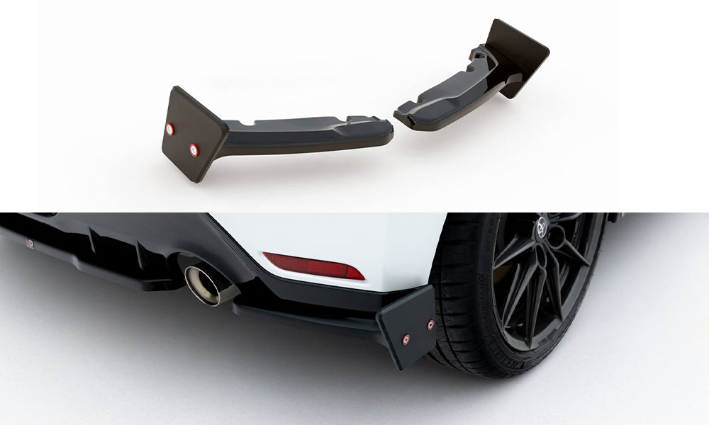 Maxton Design Heck Ansatz Flaps Diffusor V.2 + Flaps passend für Toyota GR Yaris Mk4