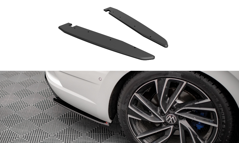 Maxton Design Street Pro Heck Ansatz Flaps Diffusor passend für VW Arteon R Limousine / Shooting Brake Mk1 Faceift