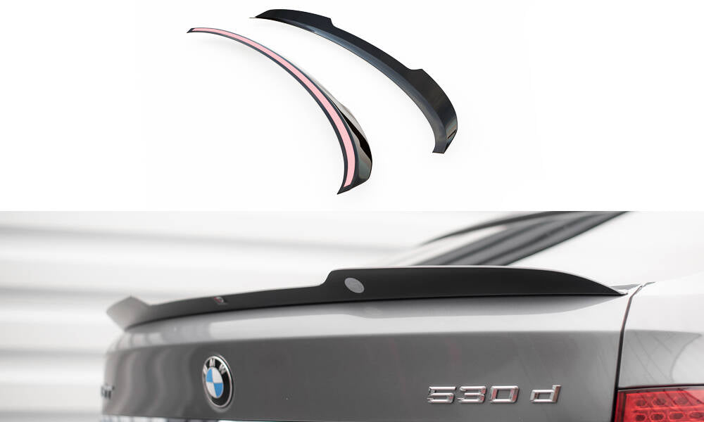 Maxton Design Spoiler CAP passend für BMW 5er GT M-Paket F07 schwarz Hochglanz