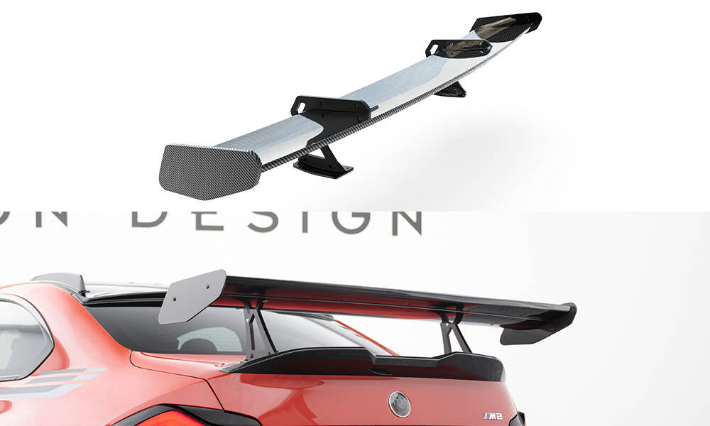 Maxton Design Carbon Spoiler With Upper Swan Mounting BMW M2 G87 für BMW M2 G87