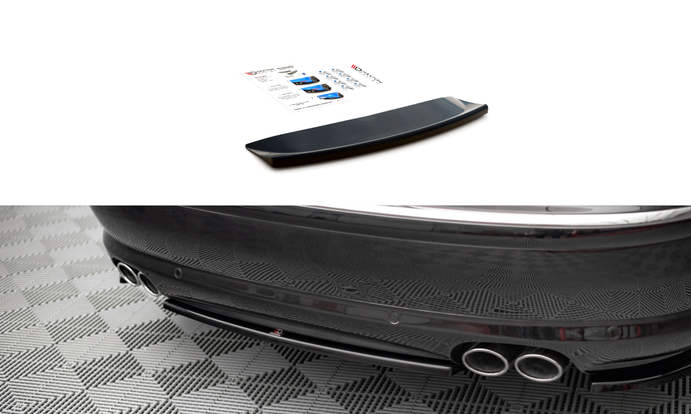 Maxton Design Heckansatz Audi S8 D3 schwarz Hochglanz für Audi A8
