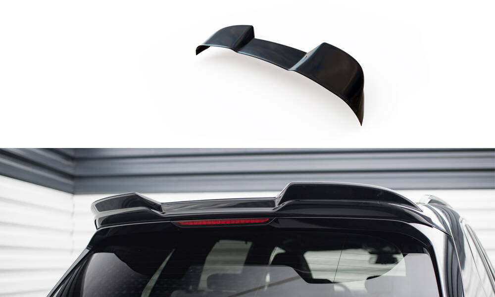 Maxton Design Spoiler CAP 3D passend für BMW X5 M F95 / F95 Facelift schwarz Hochglanz