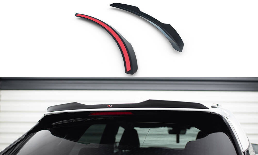 Maxton Design Spoiler CAP passend für Lexus RX F-Sport Mk5 schwarz Hochglanz