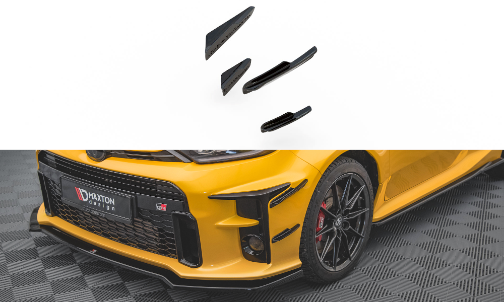 Maxton Design Stoßstangen Flaps Wings vorne Canards passend für Toyota GR Yaris Mk4
