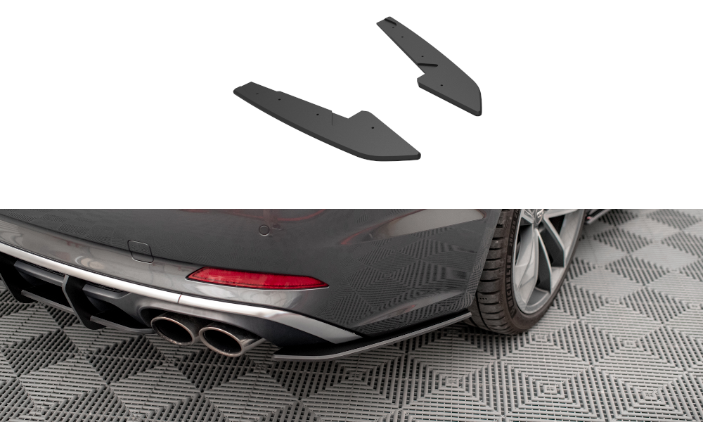 Maxton Design Street Pro Heck Ansatz Flaps Diffusor passend für Audi S5 Coupe / Sportback F5