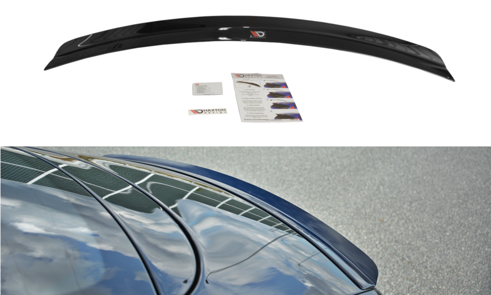 Maxton Design Spoiler CAP passend für BENTLEY CONTINENTAL GT schwarz Hochglanz