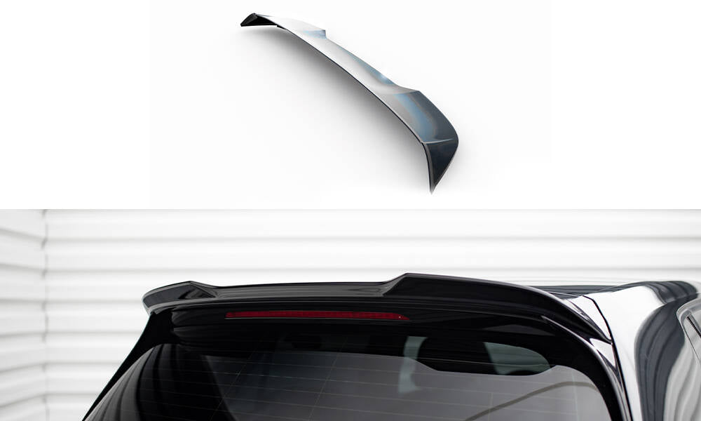Maxton Design Spoiler CAP 3D passend für VW Golf R / R-Line / GTI / GTD Mk7 / Mk7 Facelift schwarz Hochglanz