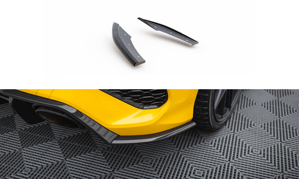 Maxton Design Prepreg Carbon Fiber Heck Ansatz Flaps Diffusor passend für Audi RS3 Sportback 8Y