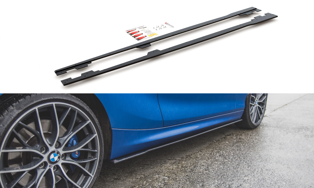 Maxton Design Street Pro Street+ Seitenschweller Leisten passend für BMW 1er F21 M135i / M140i / M-Paket