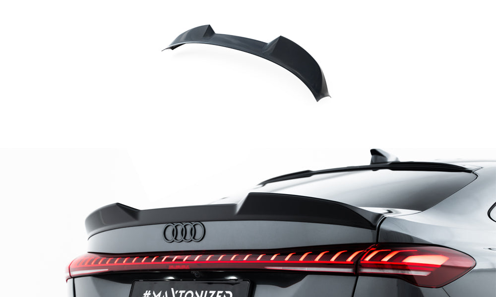 Maxton Design Spoiler CAP 3D passend für Audi A5 S-Line / S5 Limousine B10 schwarz Hochglanz