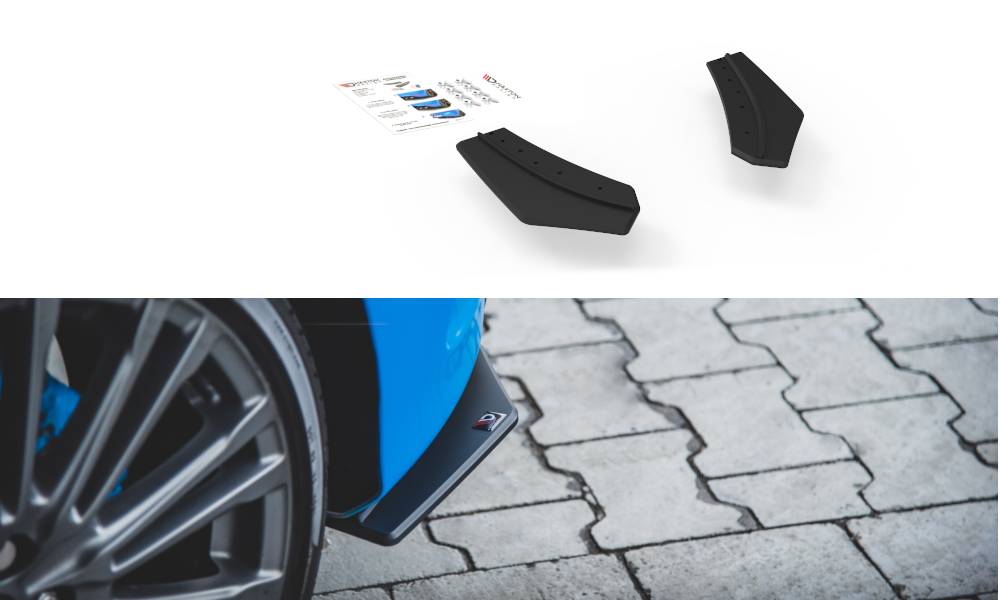 Maxton Design Street Pro Heck Ansatz Flaps Diffusor passend für Ford Focus RS Mk3