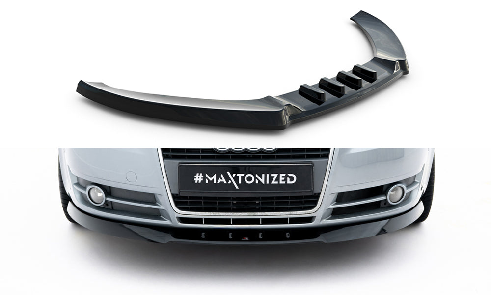 Maxton Design Front Diffuser V.1 Audi A4 B7 schwarz Hochglanz für Audi A4