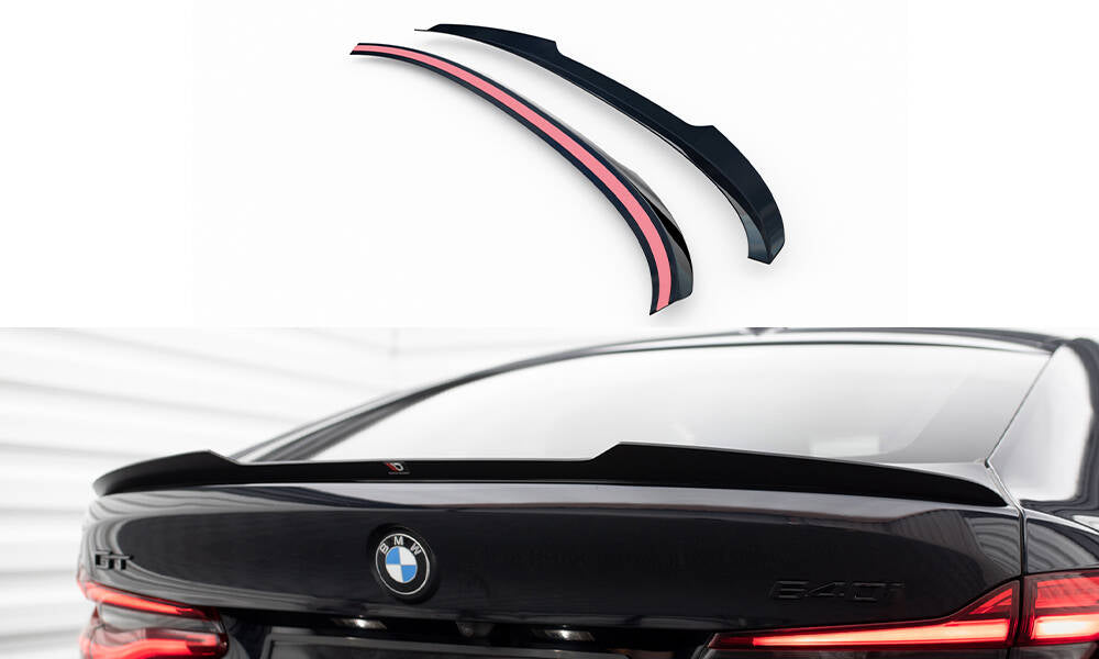 Maxton Design Spoiler CAP passend für BMW 6er GT G32 M-Paket schwarz Hochglanz