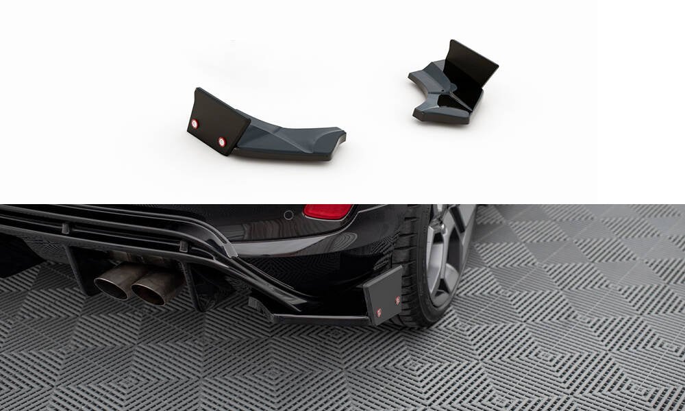 Maxton Design Heck Ansatz Flaps Diffusor passend für V.4 + Flaps Ford Fiesta ST Mk8