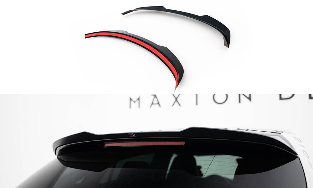 Maxton Design Spoiler CAP passend für Mercedes-Benz CLA Shooting Brake 45 AMG / AMG-Line C117 schwarz Hochglanz