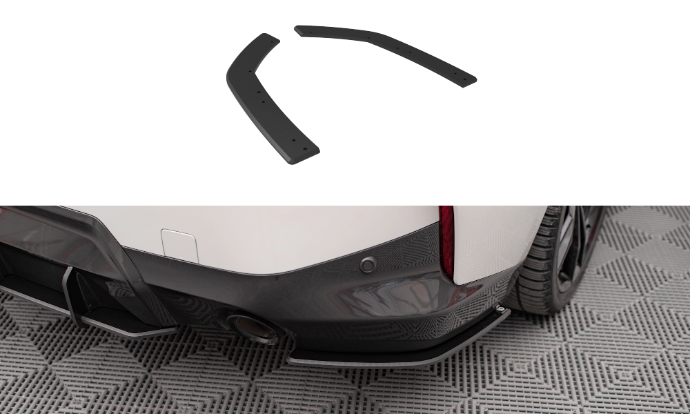 Maxton Design Street Pro Heck Ansatz Flaps Diffusor passend für BMW 2 Coupe M-Paket G42