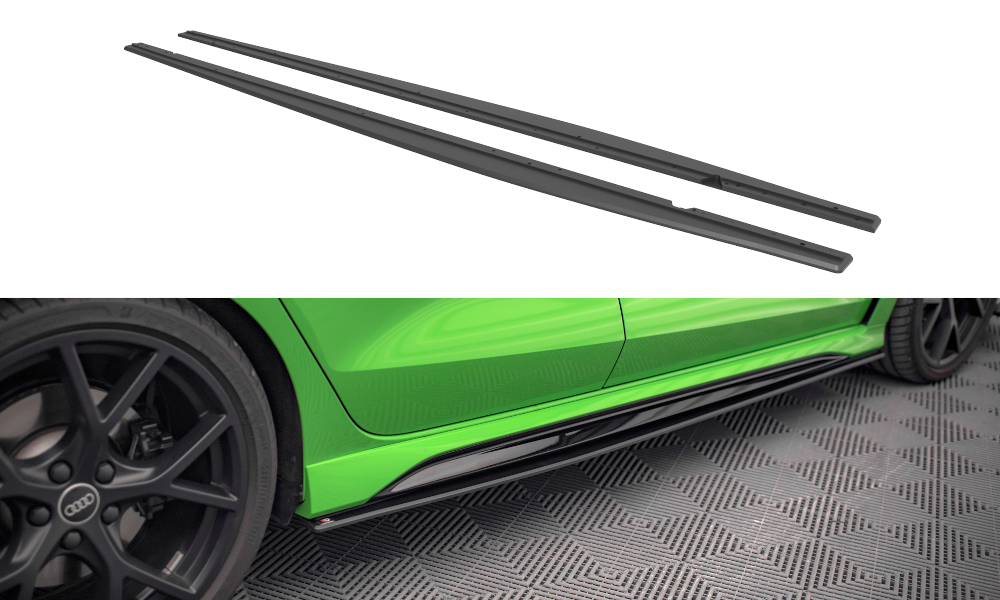 Maxton Design Street Pro Street+ Seitenschweller Leisten passend für Audi RS3 Sportback 8Y