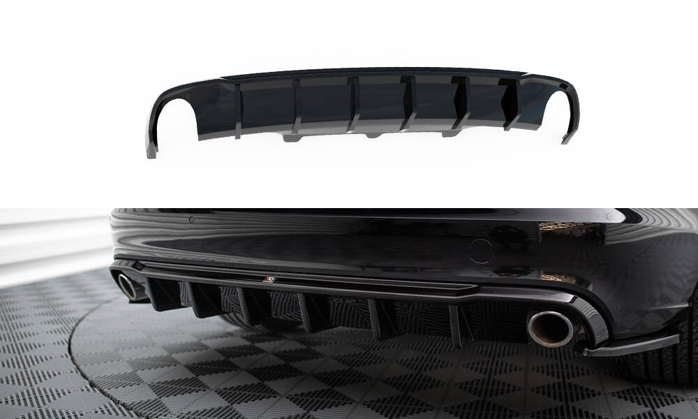 Maxton Design Diffusor Heck Ansatz passend für Audi A6 Limousine / Avant C7