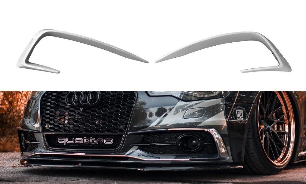Maxton Design Nebelleuchten Abdeckung passend für Audi S6 / A6 S-Line C7