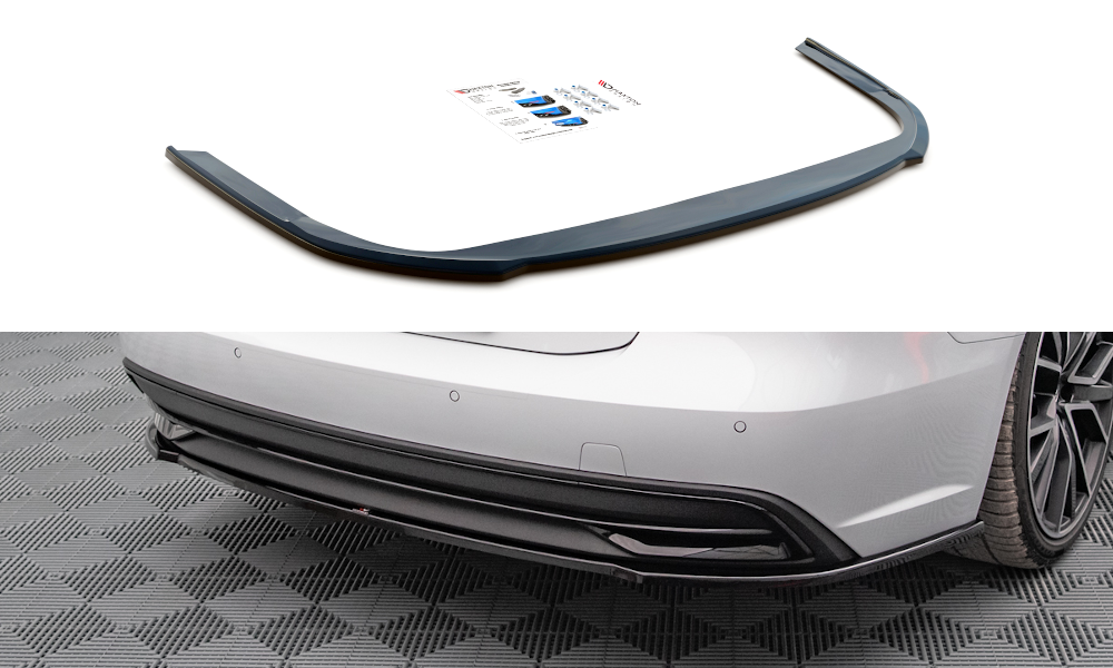Maxton Design Heckansatz Audi A7 C8 schwarz Hochglanz für Audi A7