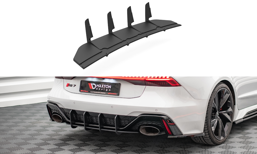 Maxton Design Street Pro Heckschürze passend für Audi RS7 C8 / RS6 C8 / C8 Facelift