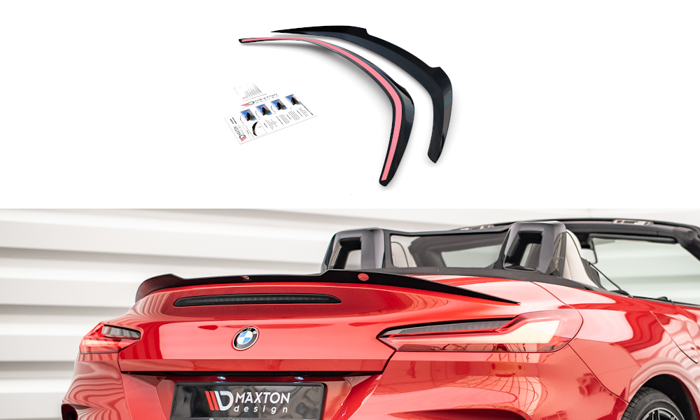 Maxton Design Spoiler CAP passend für BMW Z4 M-Paket / M40i G29 schwarz Hochglanz
