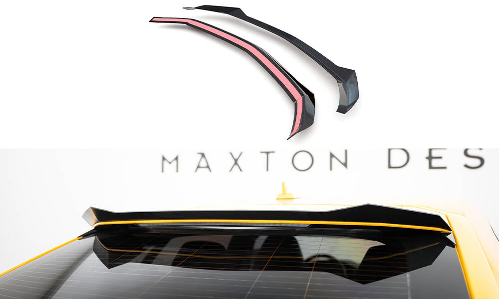 Maxton Design Höher Spoiler CAP passend für Lamborghini Urus Mk1 schwarz Hochglanz