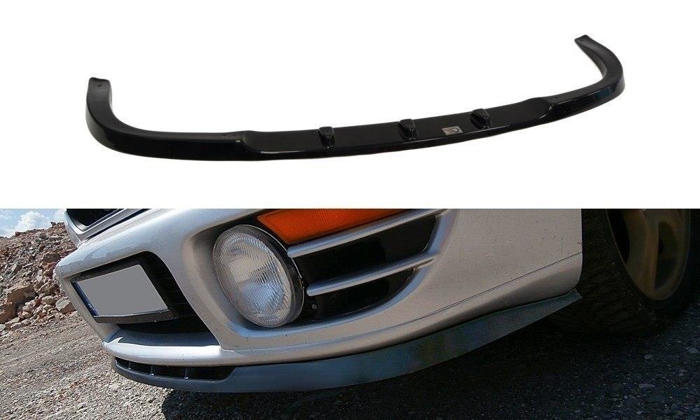 Maxton Design Street+ Spoilerlippe Front Ansatz passend für Subaru Impreza GT schwarz Hochglanz