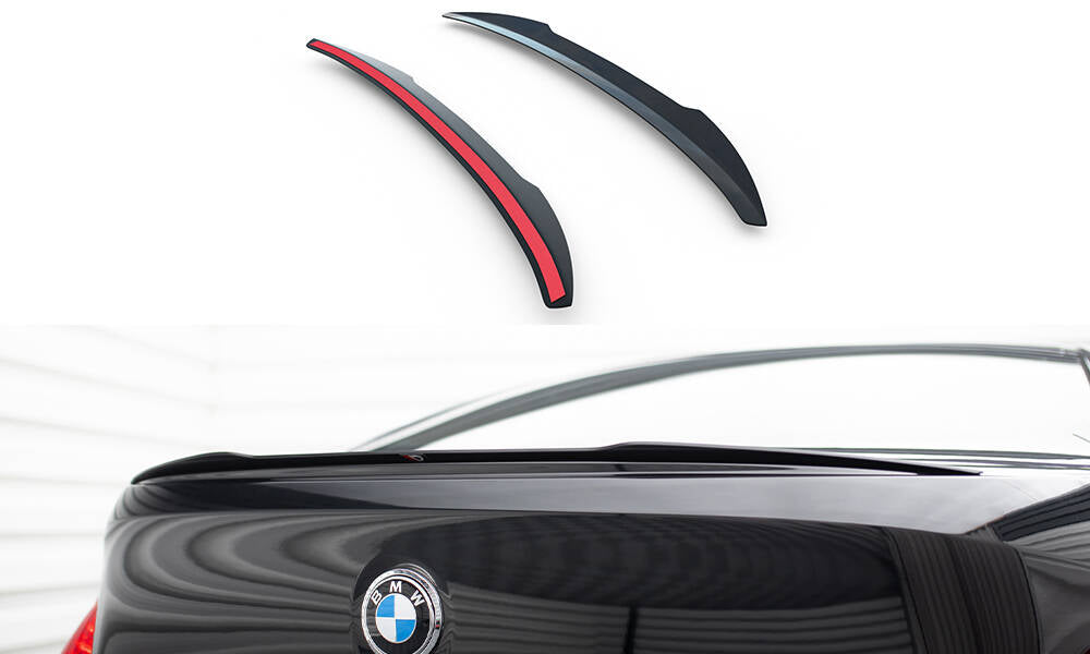 Maxton Design Spoiler CAP passend für BMW M6 / 6 E63 schwarz Hochglanz