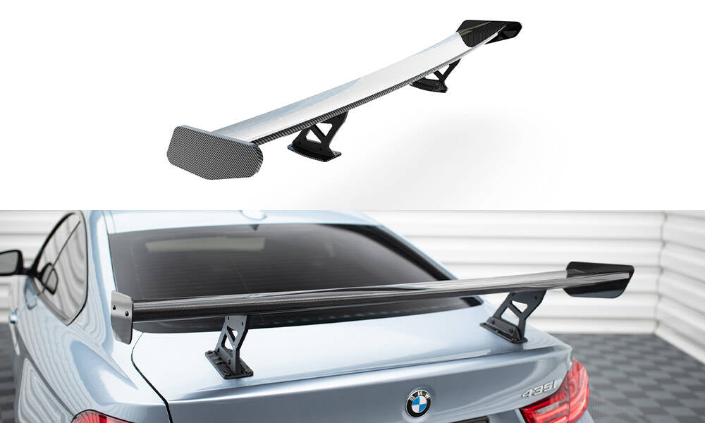 Maxton Design Carbon Spoiler With Internal Brackets Uprights BMW 4er F32 / 4 F32 M-Paket Coupe für BMW 4er Coupe
