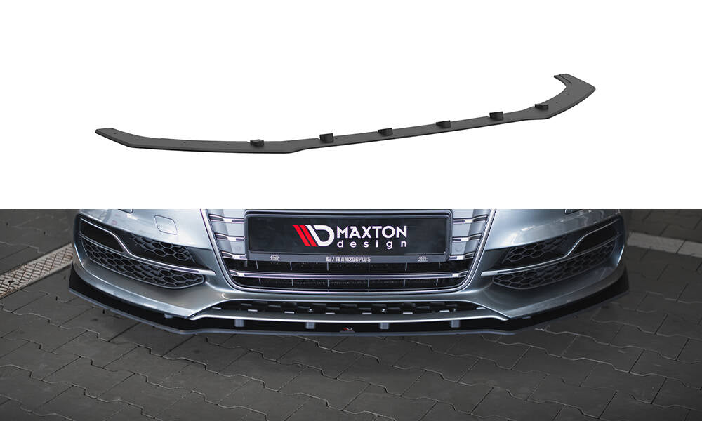 Maxton Design Street Pro Street+ Spoilerlippe Front Ansatz passend für Audi S3 / A3 S-Line Limousine 8V