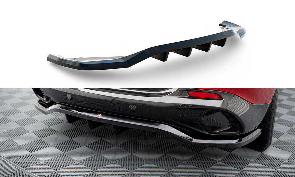 Maxton Design Street+ Mittlerer Diffusor RACE passend für Alfa Romeo Tonale Mk1 schwarz Hochglanz