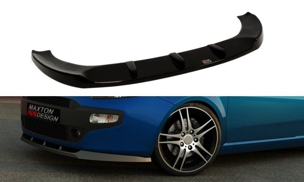 Maxton Design Front Ansatz für FIAT PUNTO STANDARD FACELIFT, PREFACE Carbon Look