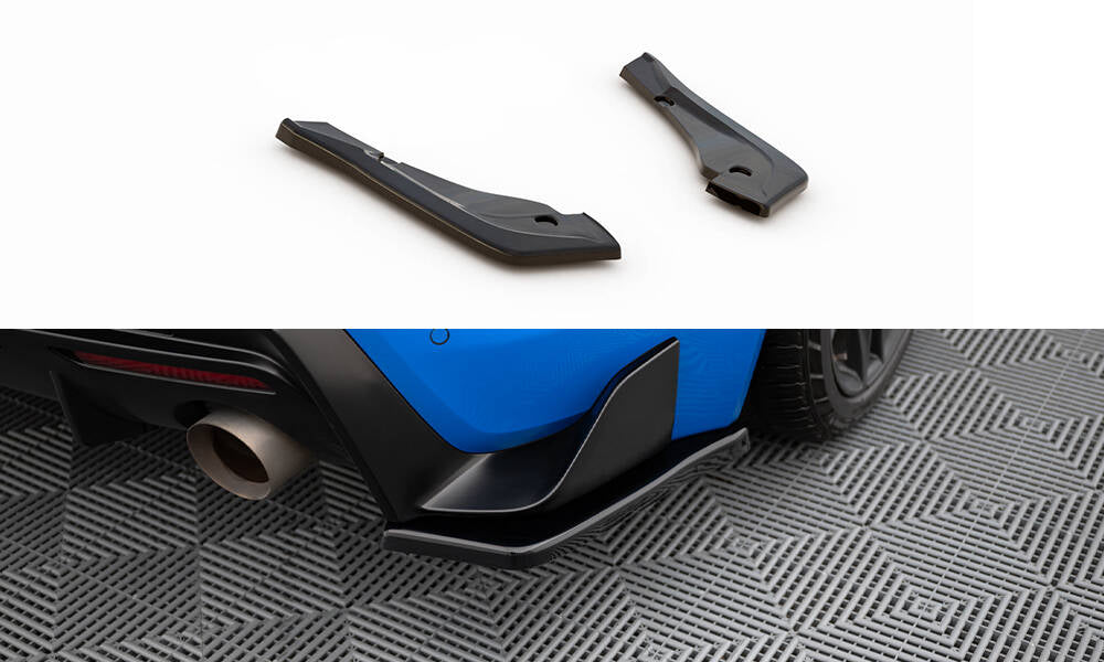 Maxton Design Heck Ansatz Flaps Diffusor V.1 passend für Toyota Supra Mk5 schwarz Hochglanz
