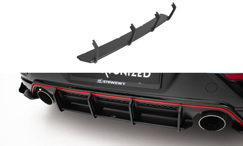Maxton Design Street Pro Heckschürze passend für Hyundai Veloster N Mk2