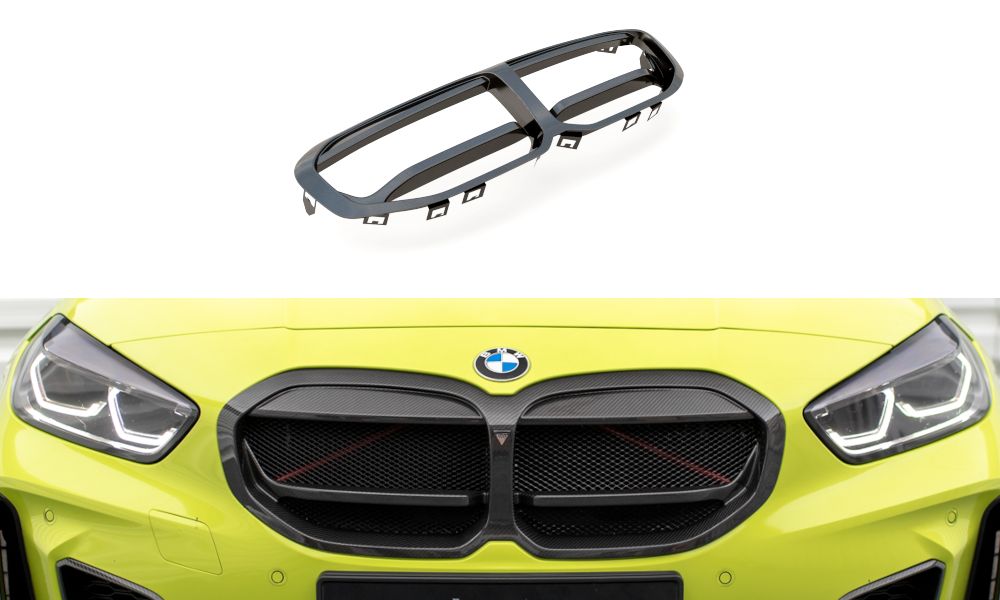 Maxton Design Prepreg Carbon Fiber Front Grill BMW 1er M-Paket/ M135i / 128ti F40 für BMW 1er F40