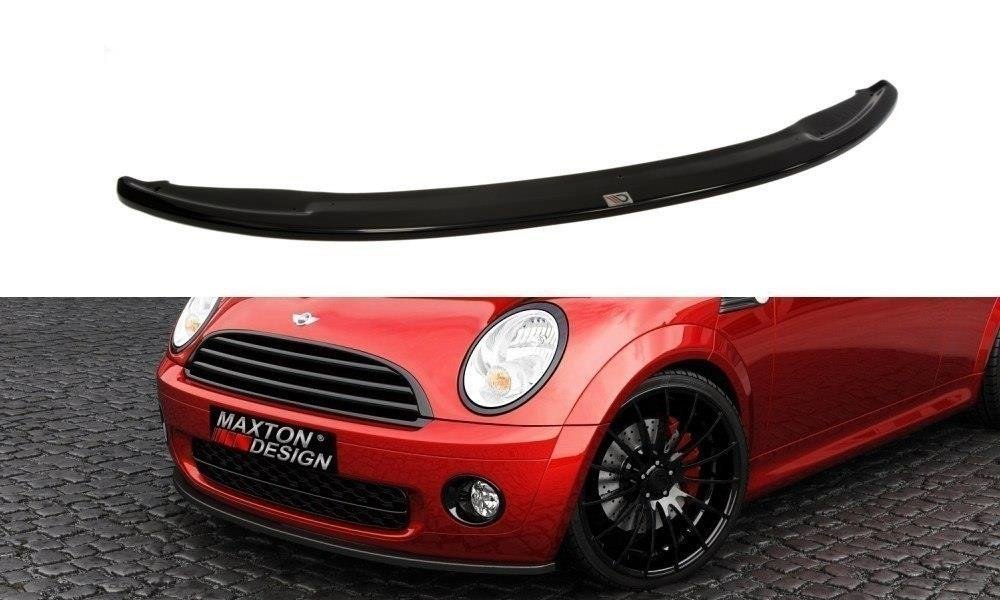 Maxton Design Street+ Spoilerlippe Front Ansatz passend für MINI COOPER schwarz Hochglanz