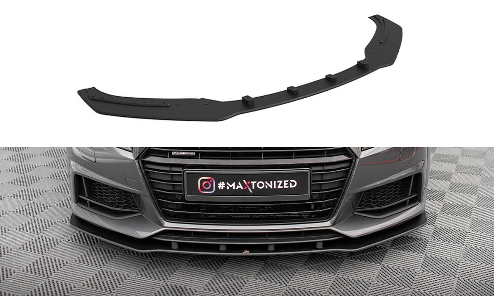 Maxton Design Street Pro Street+ Spoilerlippe Front Ansatz passend für Audi TT S / S-Line 8S