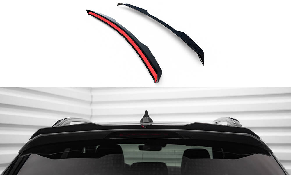 Maxton Design Spoiler CAP passend für Mazda 6 Kombi Mk3 Facelift schwarz Hochglanz
