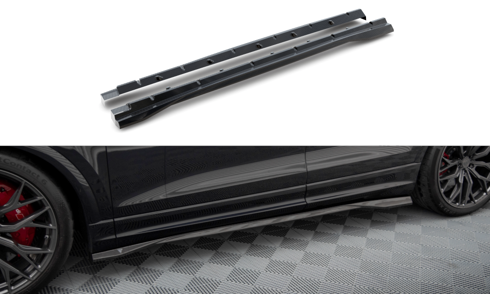 Maxton Design Prepreg Carbon Fiber Seitenschweller Audi RSQ8 Mk1 für Audi Q8