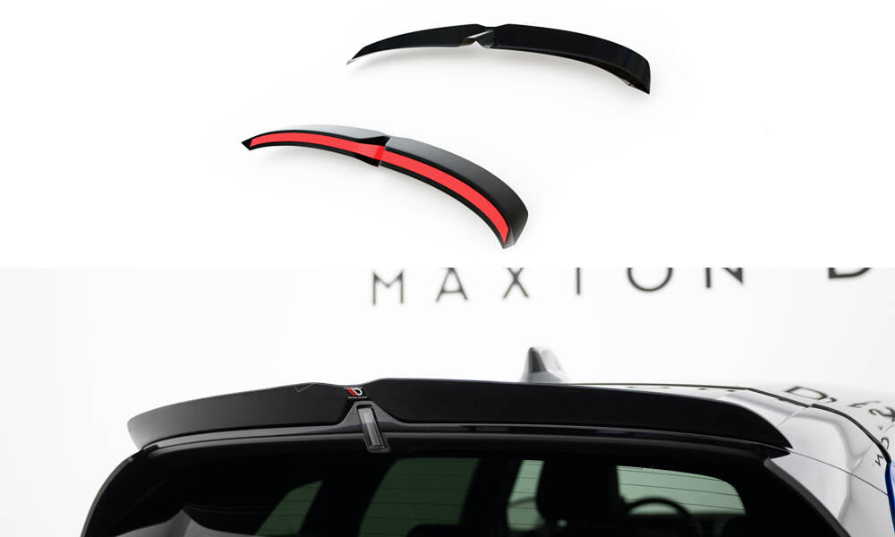 Maxton Design Spoiler CAP passend für Opel Astra Sports Tourer L (MK6) schwarz Hochglanz