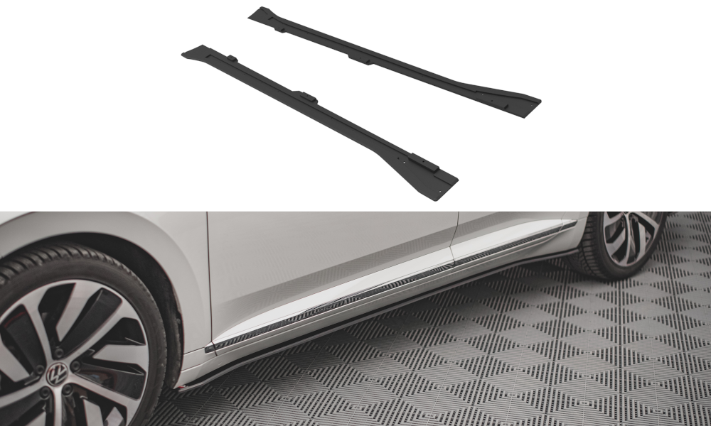 Maxton Design Street Pro Street+ Seitenschweller Leisten passend für V.1 passend für VW Arteon R/ R-Line Limousine / Shooting Brake Mk1 Facelift