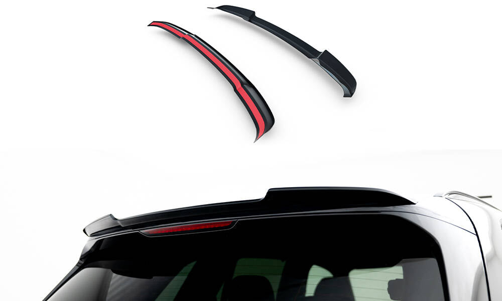 Maxton Design Spoiler CAP passend für for V.1 BMW X5 G05 M-Paket schwarz Hochglanz