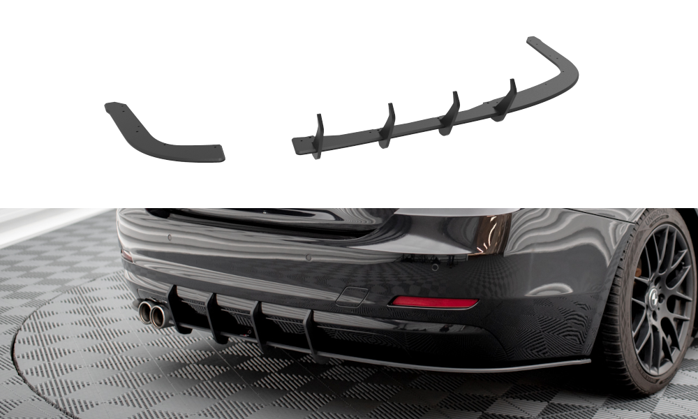 Maxton Design Street Pro Heckschürze passend für BMW 4er Gran Coupe F36