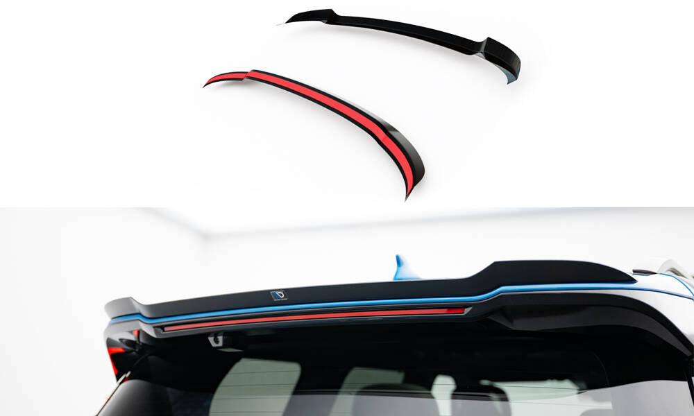 Maxton Design Spoiler CAP passend für Kia EV9 GT-Line Mk1 schwarz Hochglanz