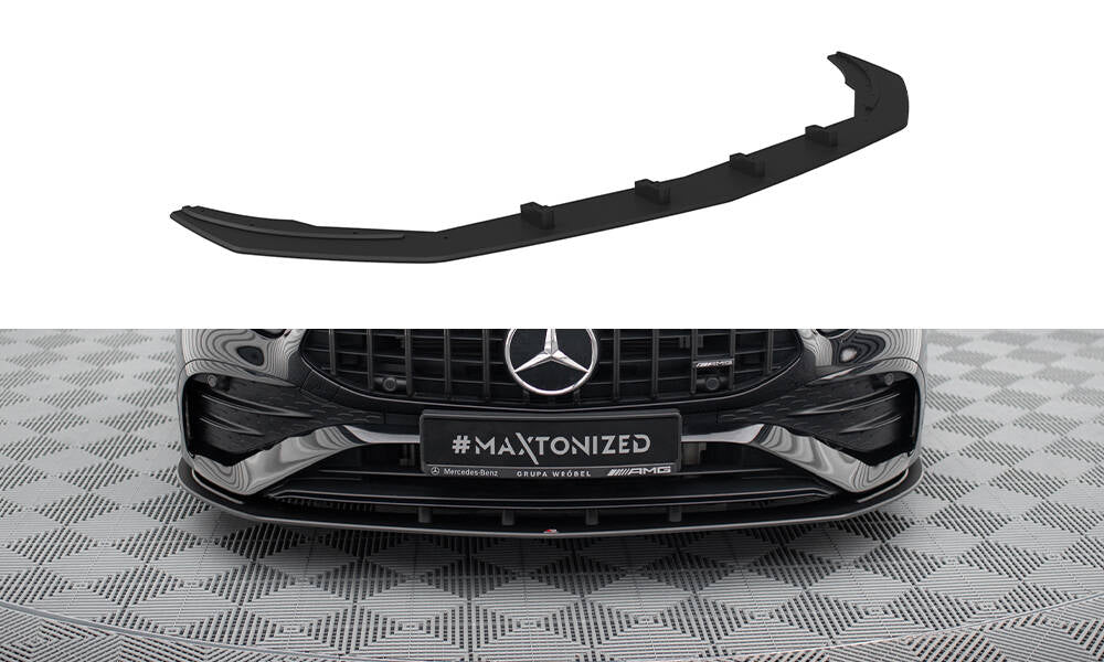 Maxton Design Street Pro Street+ Spoilerlippe Front Ansatz passend für Mercedes-AMG A35 W177 Facelift