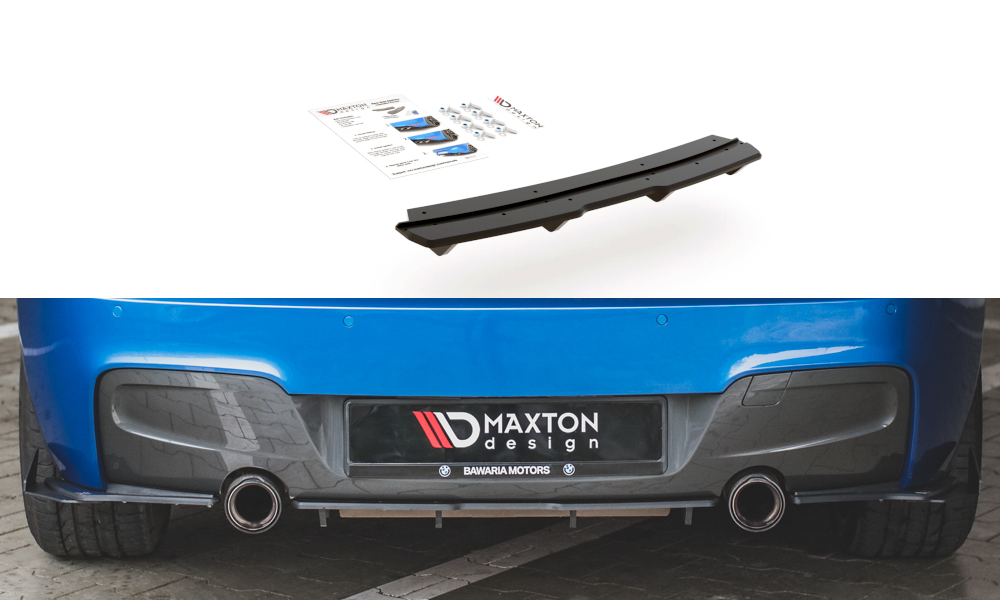 Maxton Design Street Pro Heckschürze passend für BMW M135i F20