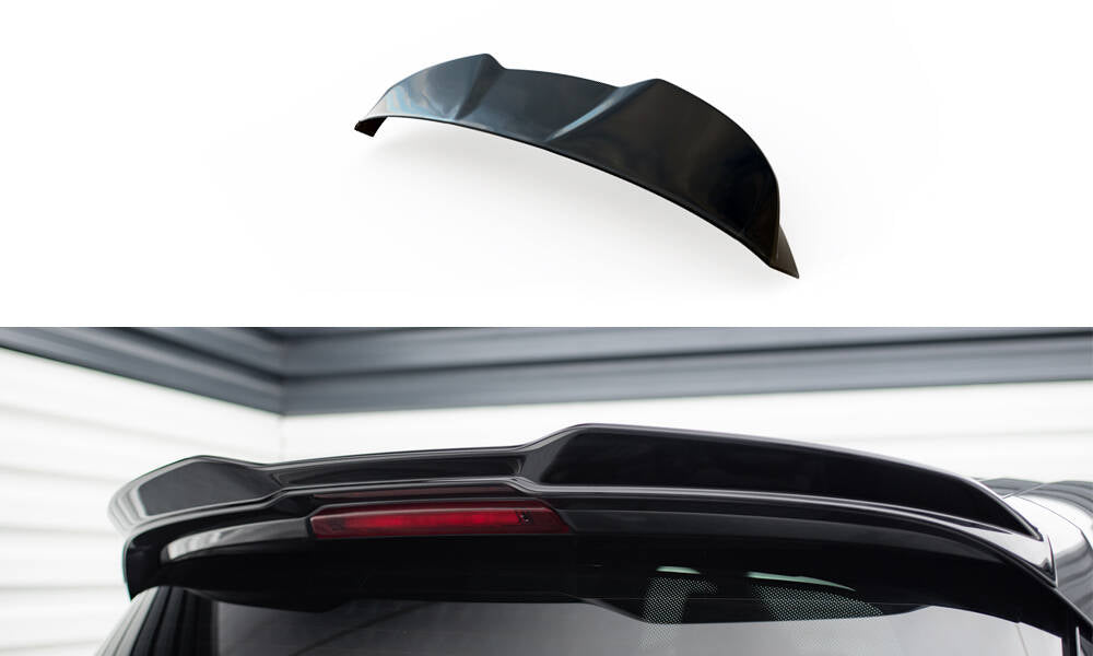 Maxton Design Spoiler CAP 3D passend für Ford S-Max ST-Line Mk2 Facelift schwarz Hochglanz