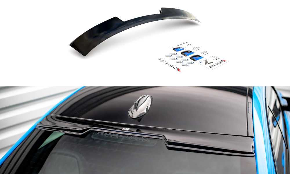 Maxton Design Heckscheiben Spoiler passend für BMW M2 F87 schwarz Hochglanz